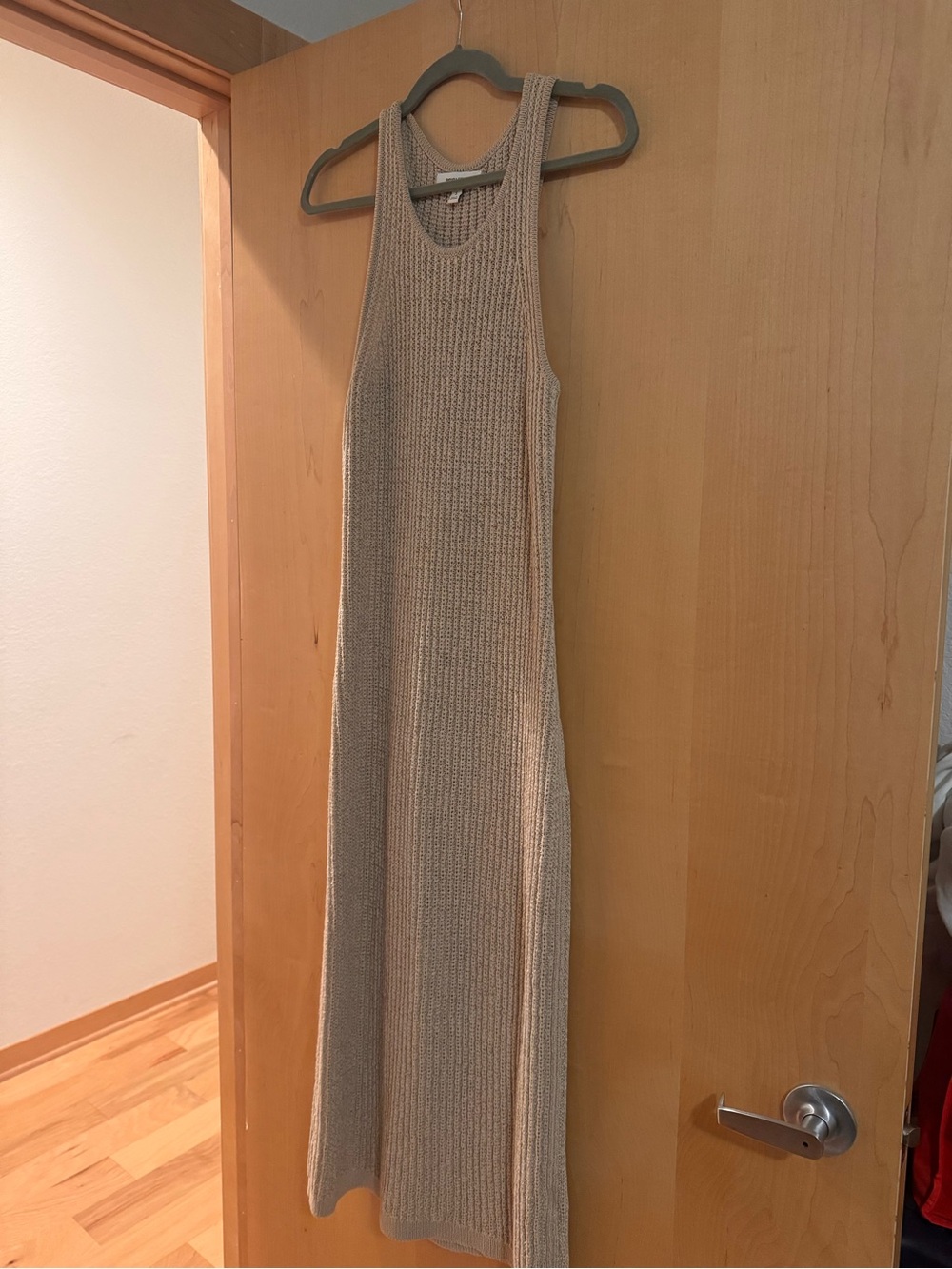 Banana Republic Knit Maxi Dress in Beige